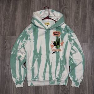 Chinatown Market Hoodie Size Small Growth Pullover Tie Dye Graphic Los Angeles